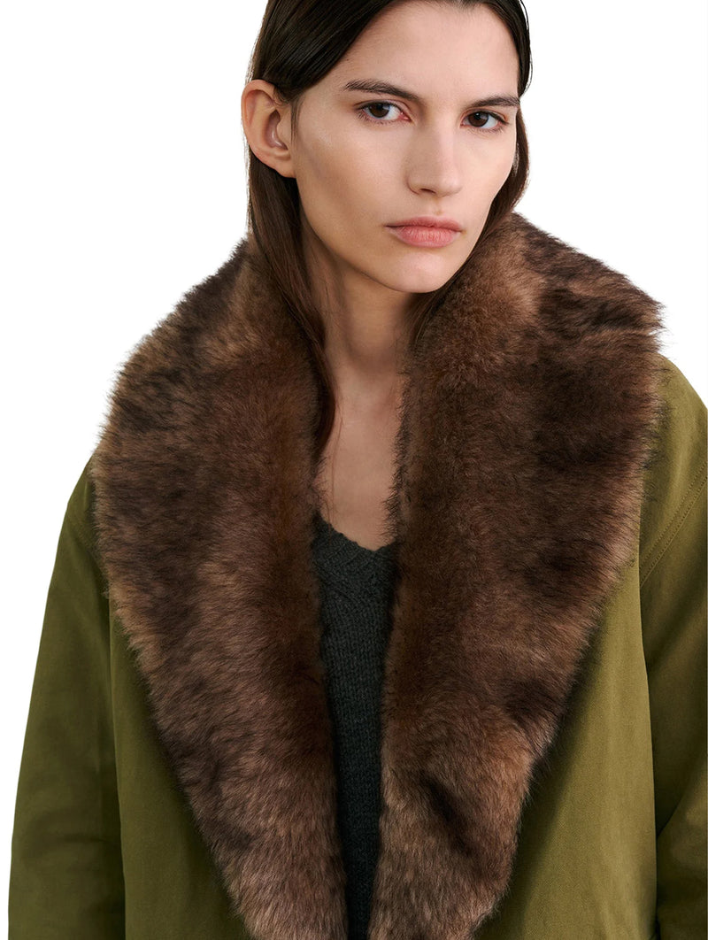 Ronay Parka in Olive Green