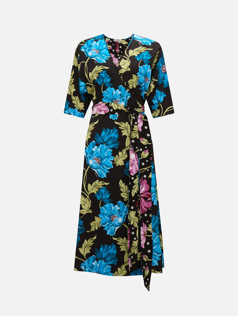 Rosalina Reversible Dress in Hendrix Floral