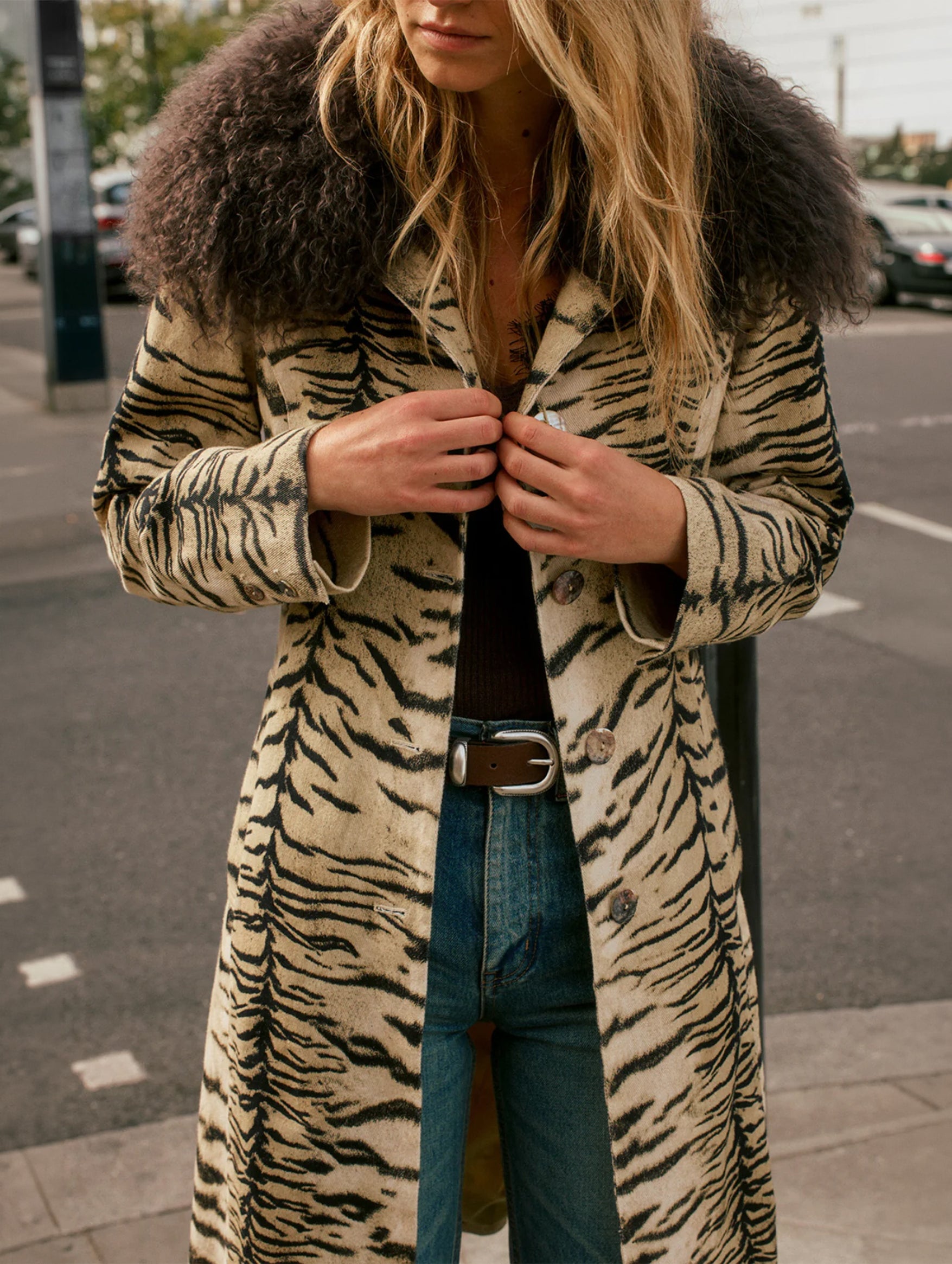 Roxanne Coat in Exotic