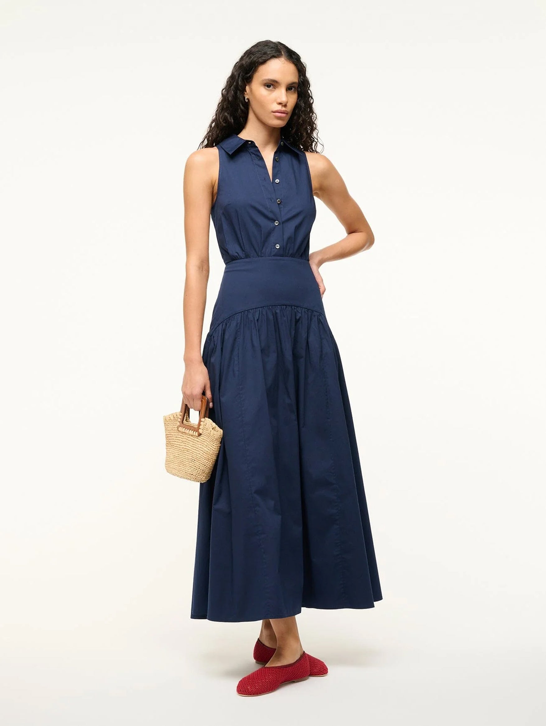 Romy Dress in Navy