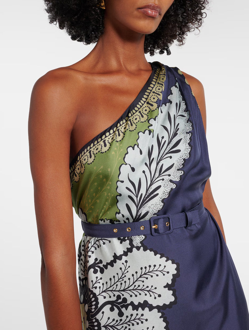 Roy Dress in Blue Bounty Placée