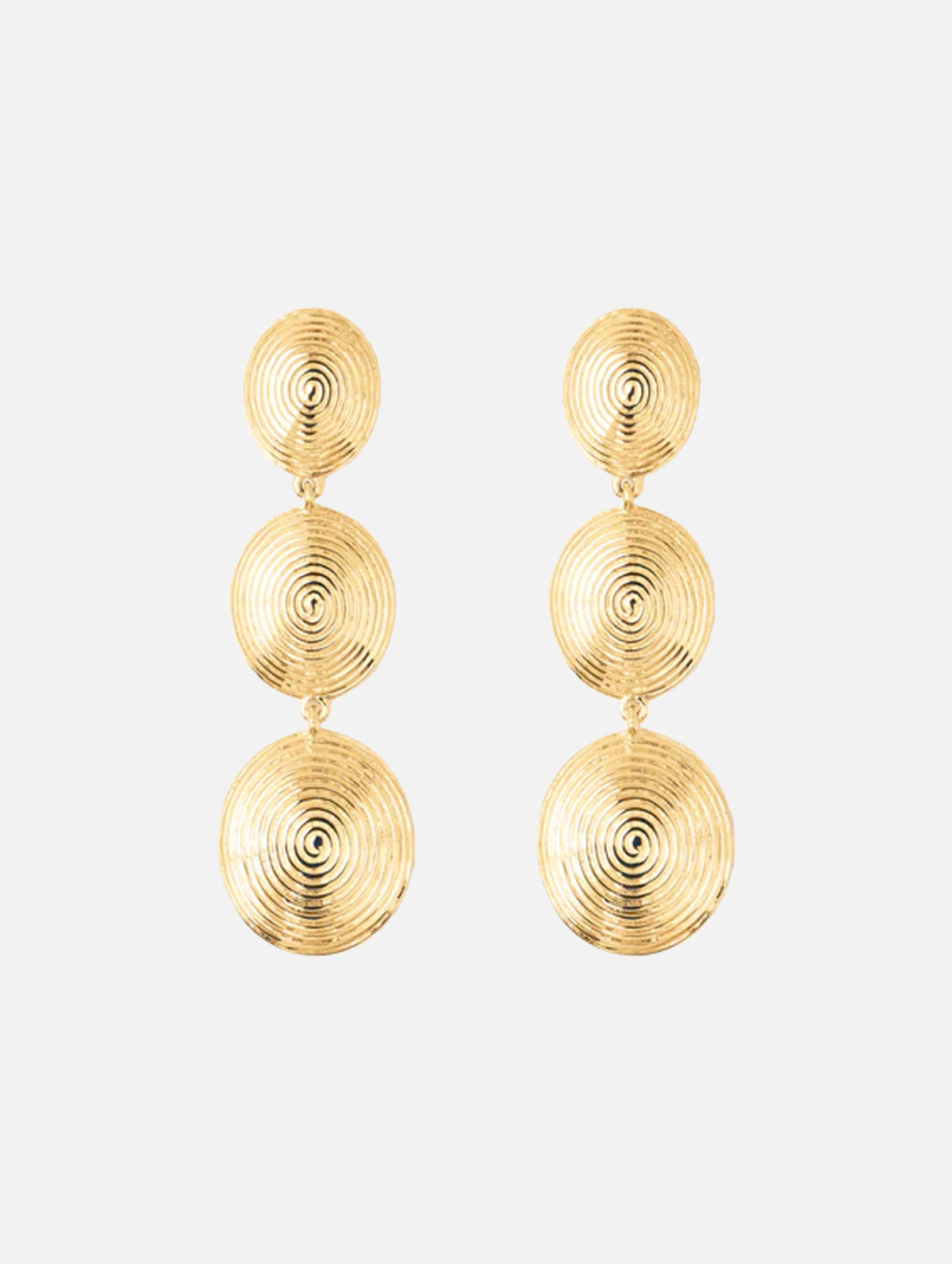 The Ruby Earrings in Gold