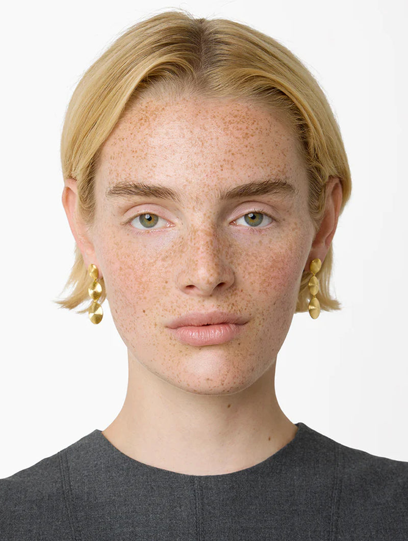 The Ruby Earrings in Gold