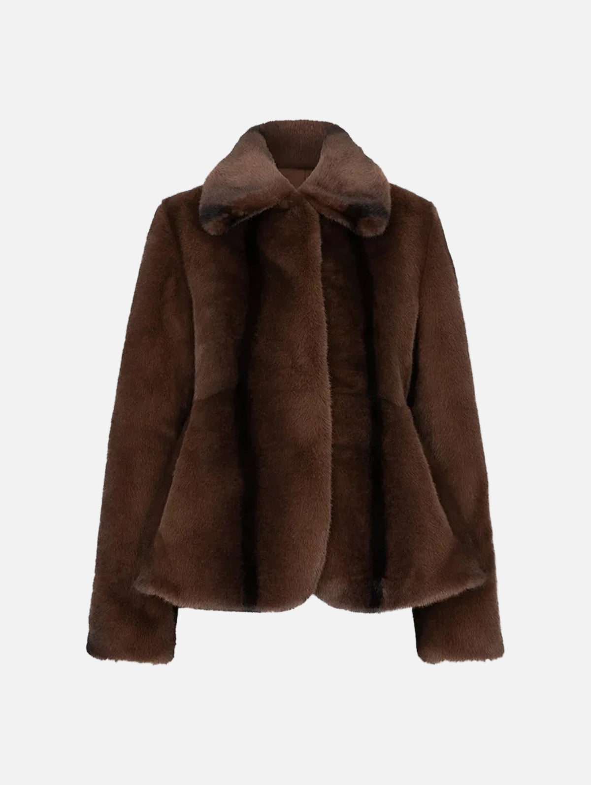Ruth Jacket in Dark Brown Mink