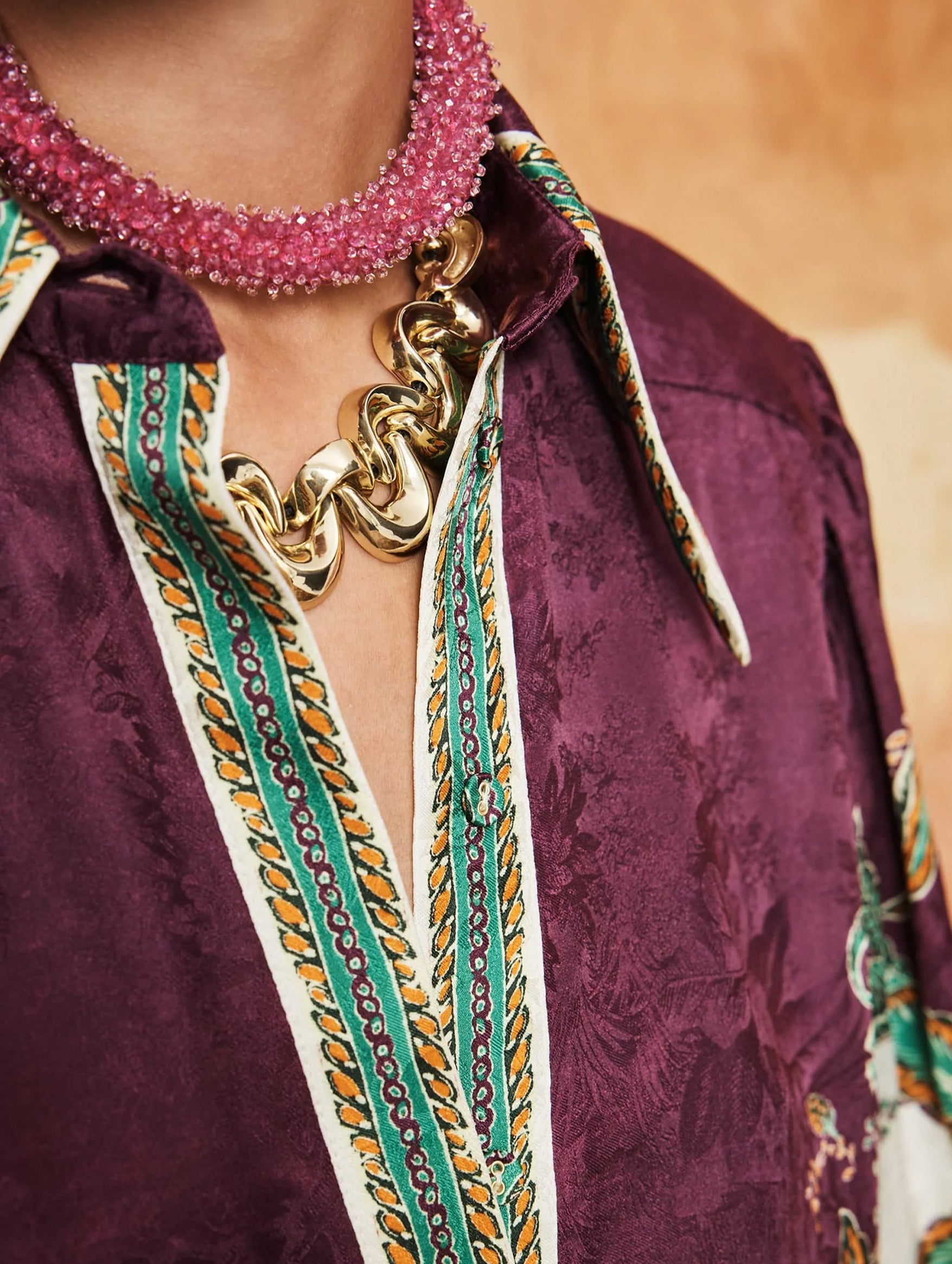Ruthie Shirt in Plum Multi
