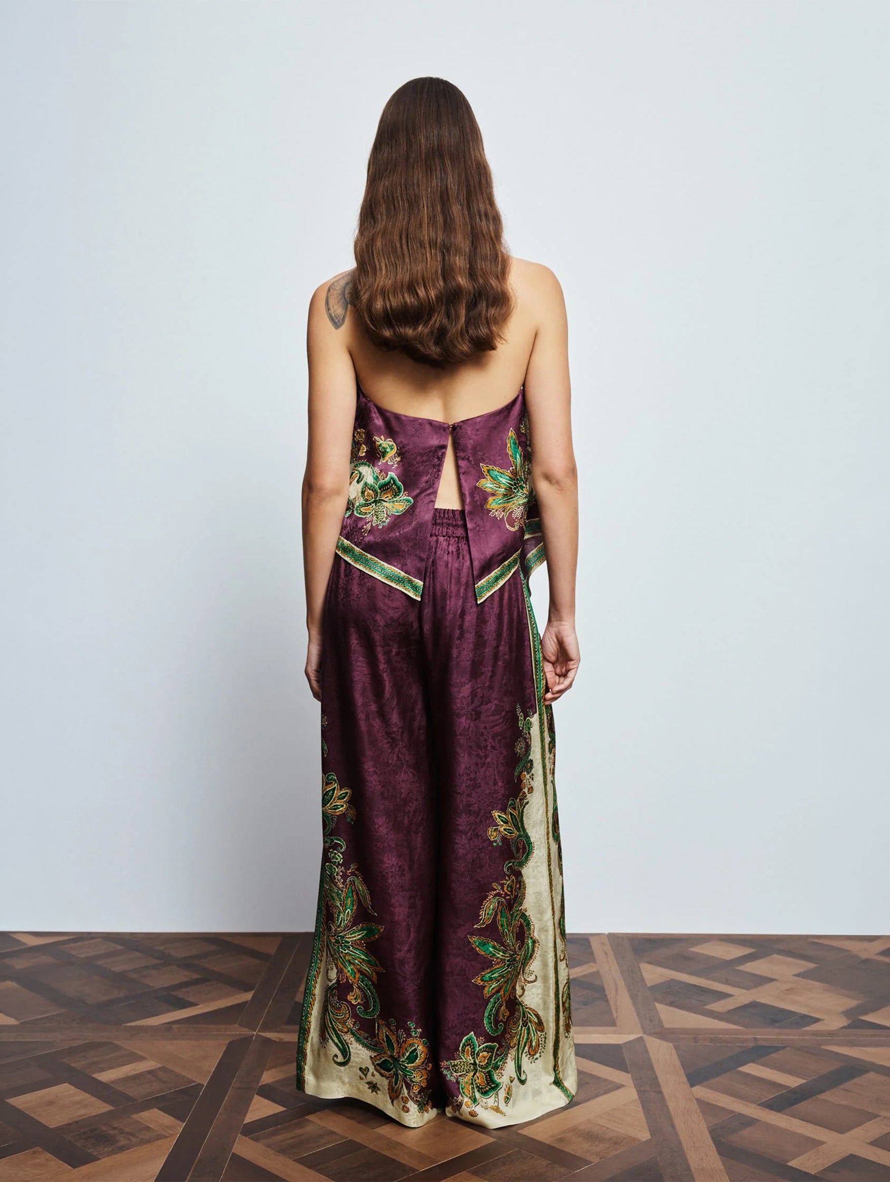 Ruthie Top in Plum Multi