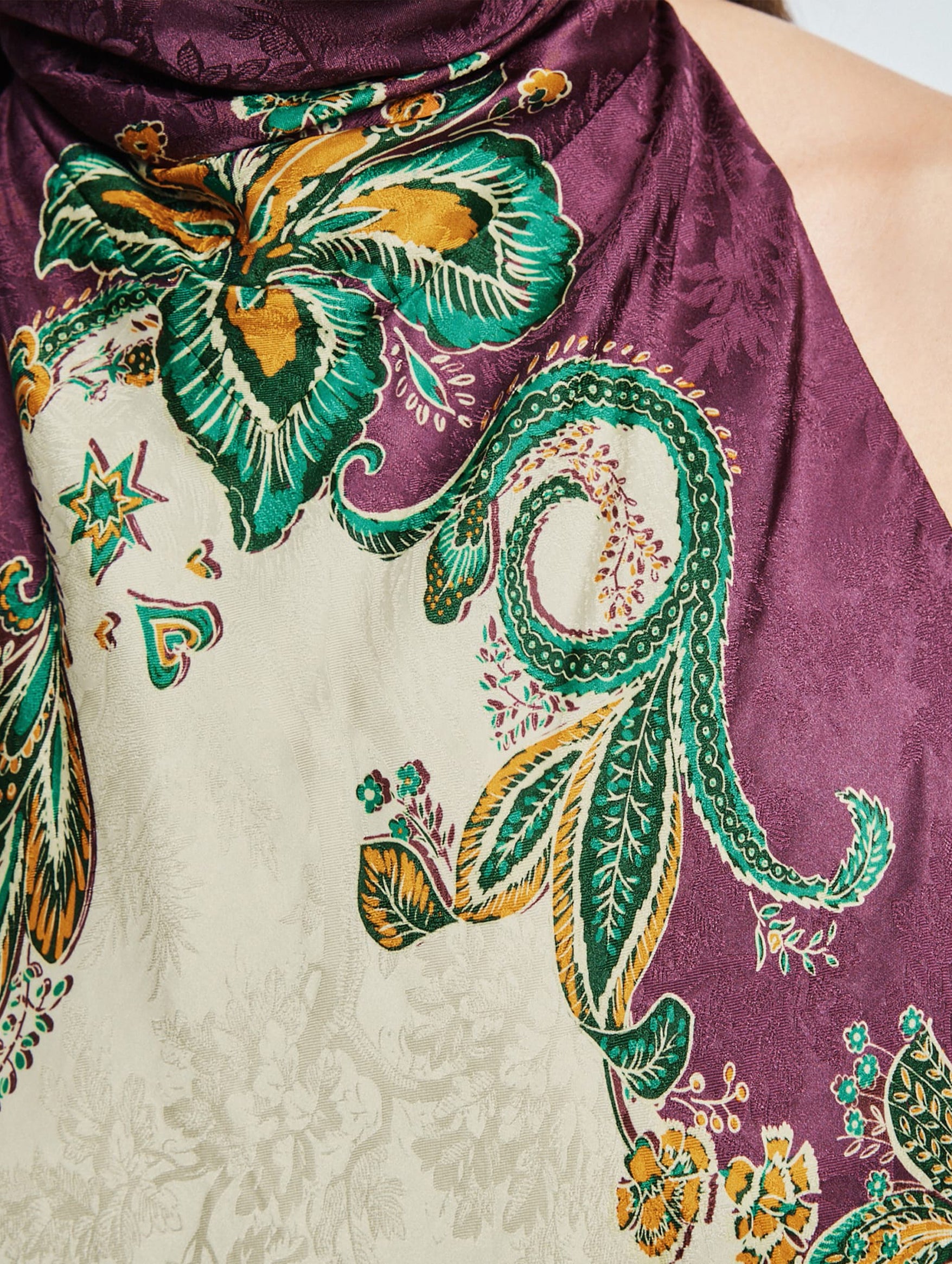 Ruthie Top in Plum Multi