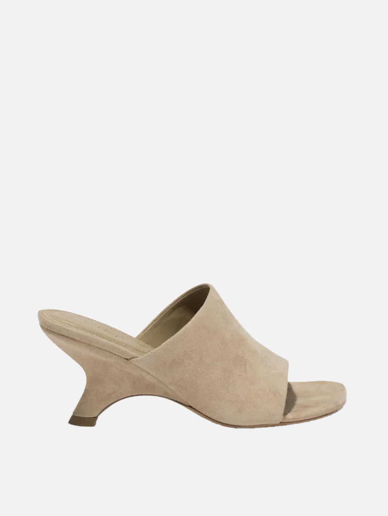 Shadow Mule Suede Sandal in Desert