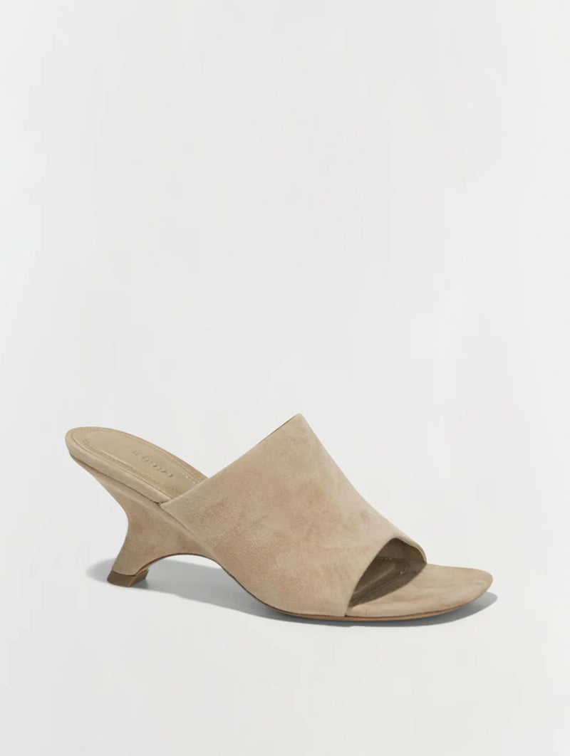 Shadow Mule Suede Sandal in Desert