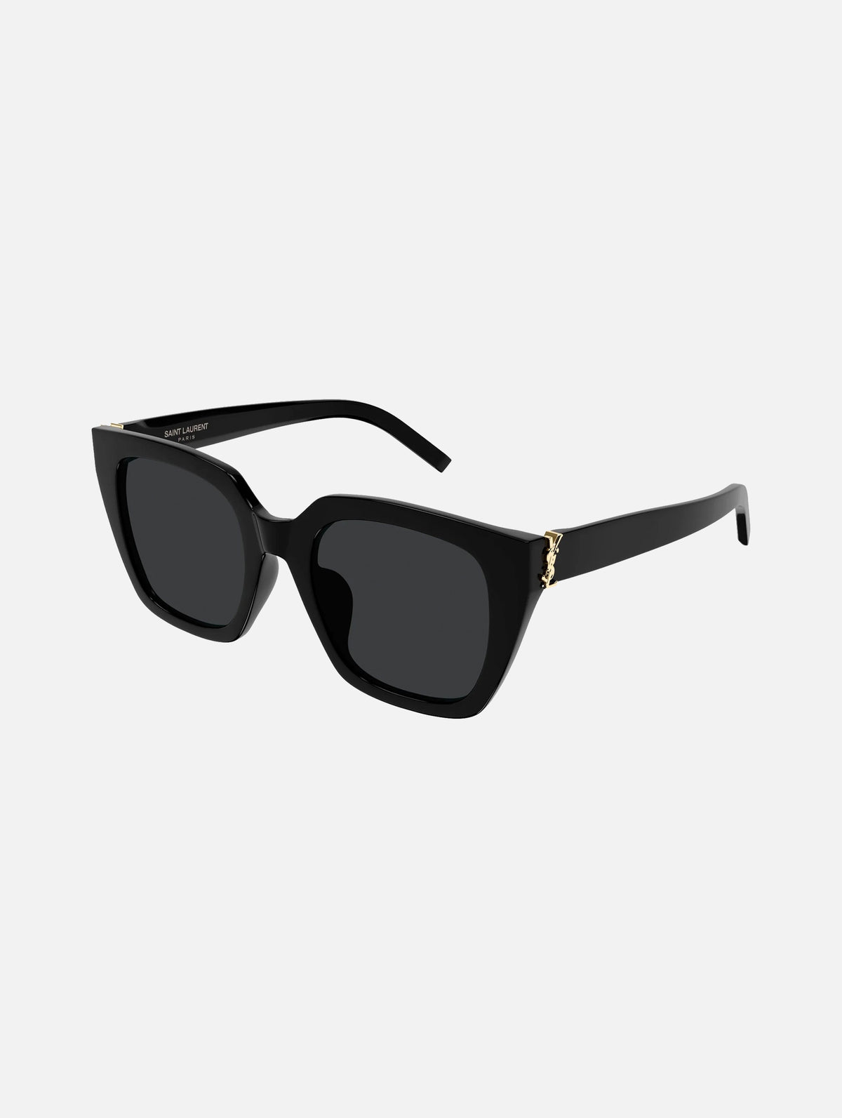 SLM143/F 001 Cat Eye Sunglasses in Black
