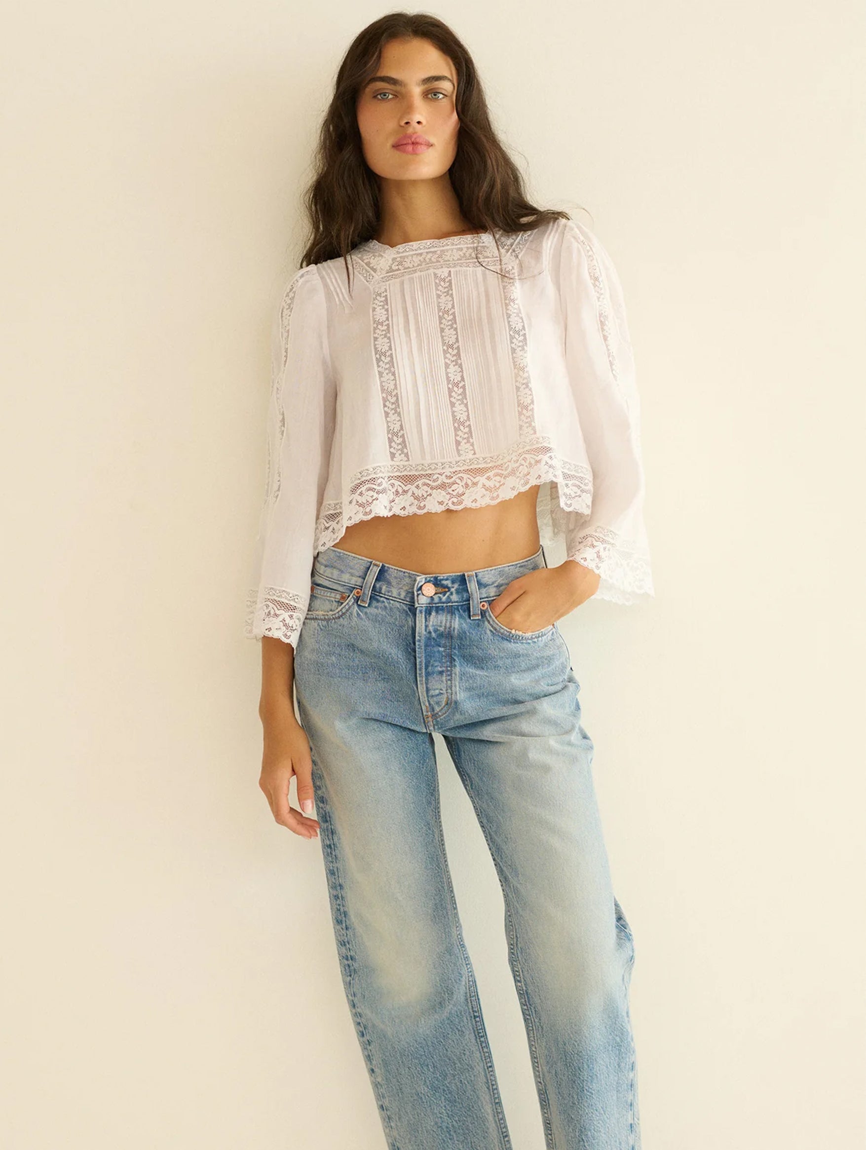 Solstice Top in Salt