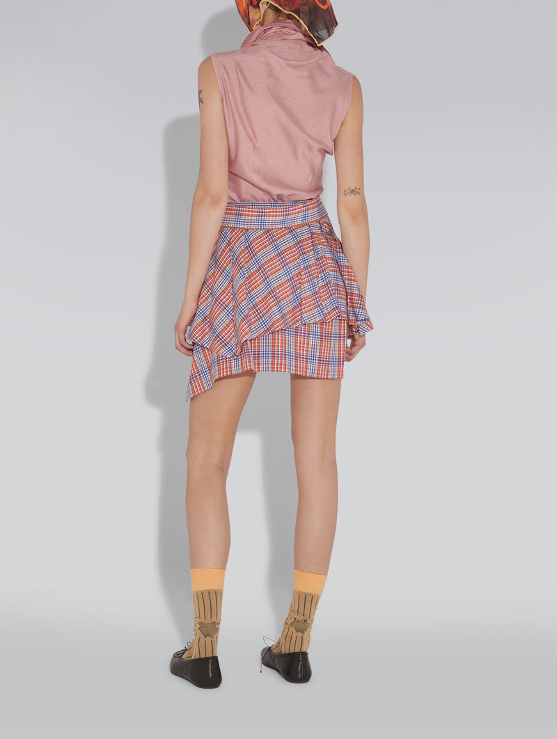 Short Sleeve Drunken Shirt in Pink