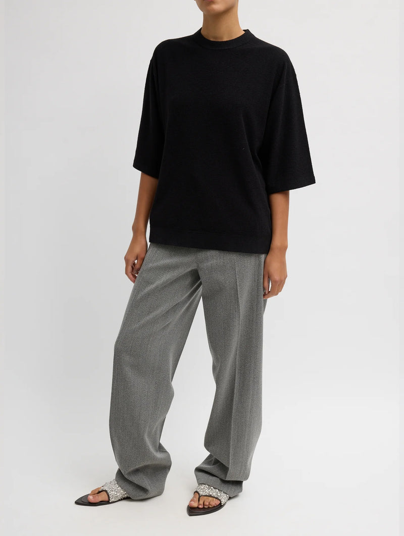 Sable Oversized Easy T in Black