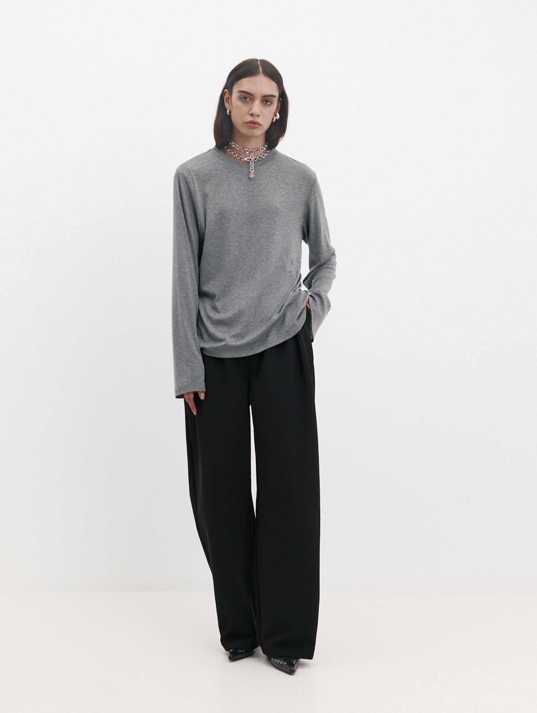 Sacha T-Shirt in Pewter