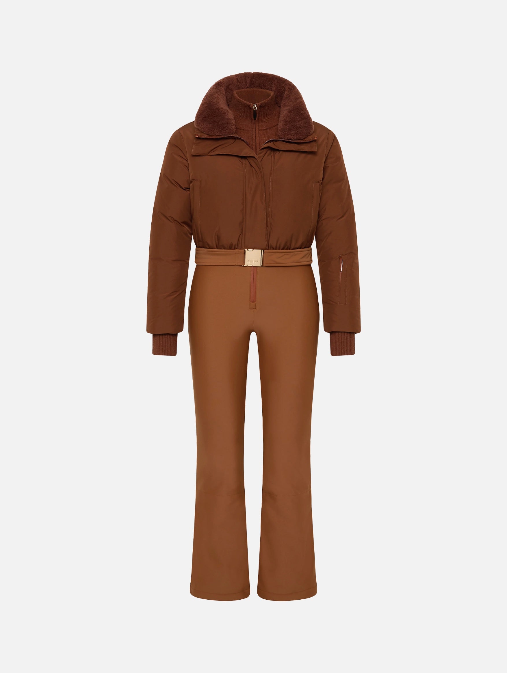 Saskia Ski Suit in Brown