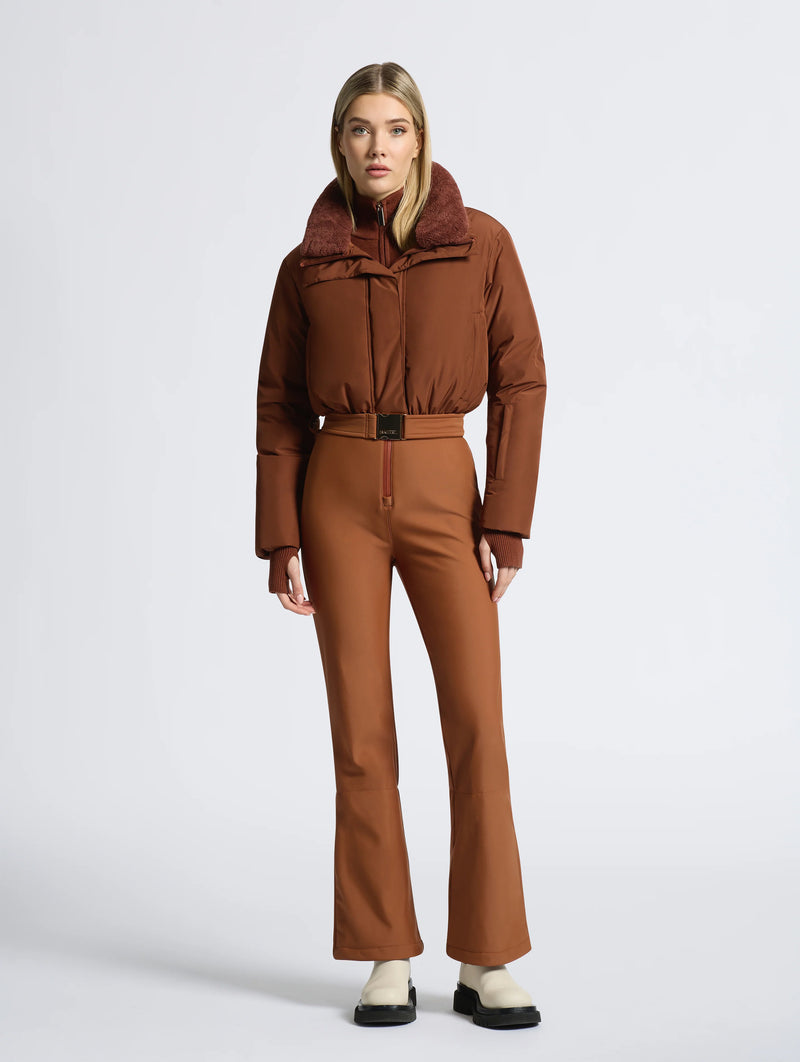 Saskia Ski Suit in Brown