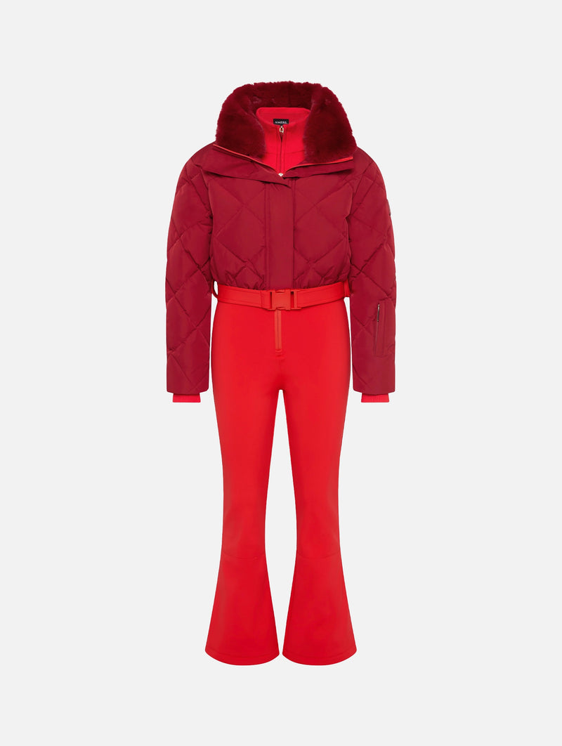 Saskia Ski Suit in Red