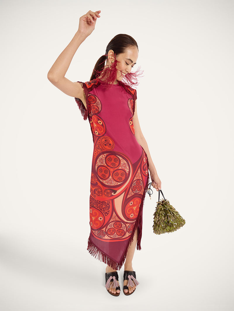 Scarf Dress in Alchemy Placée