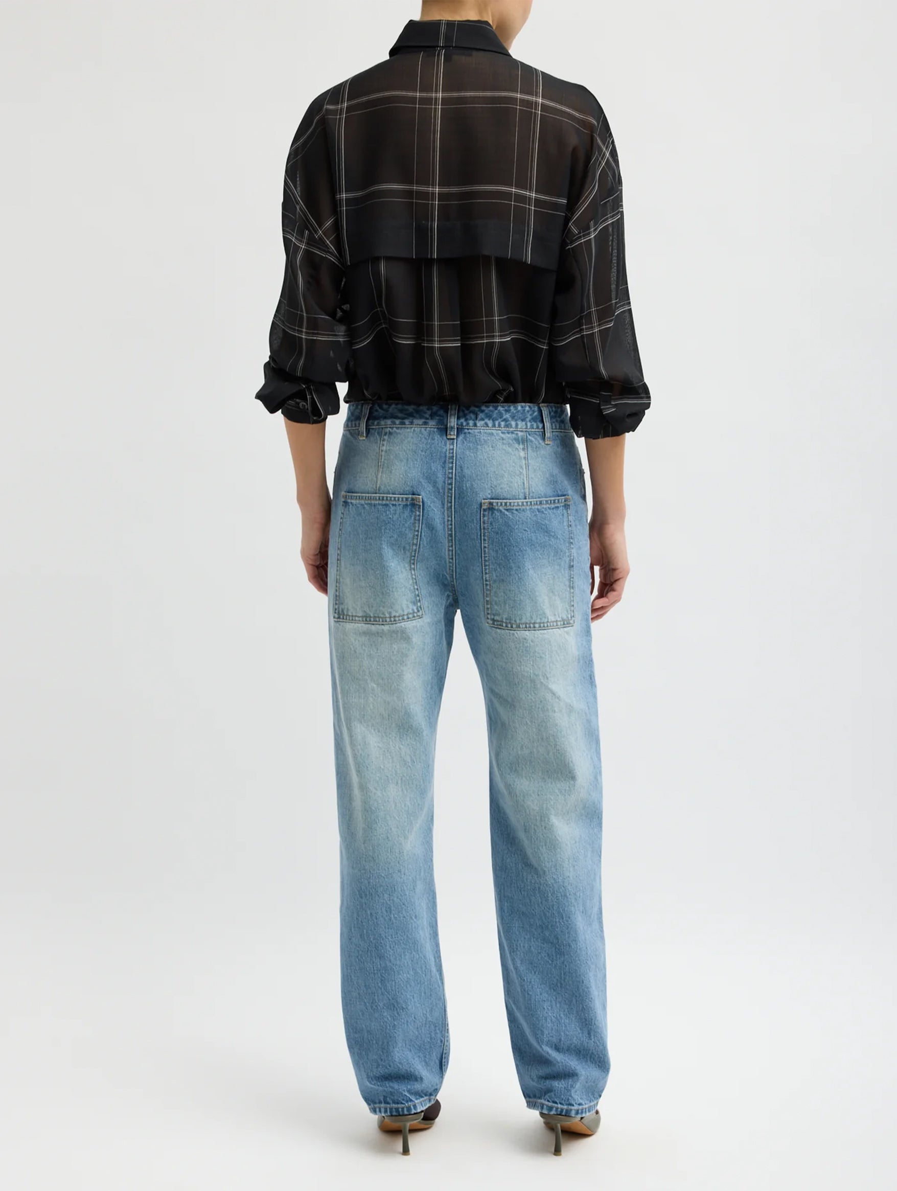Selvedge Denim 5 Pocket Alec Jean in Classic Wash