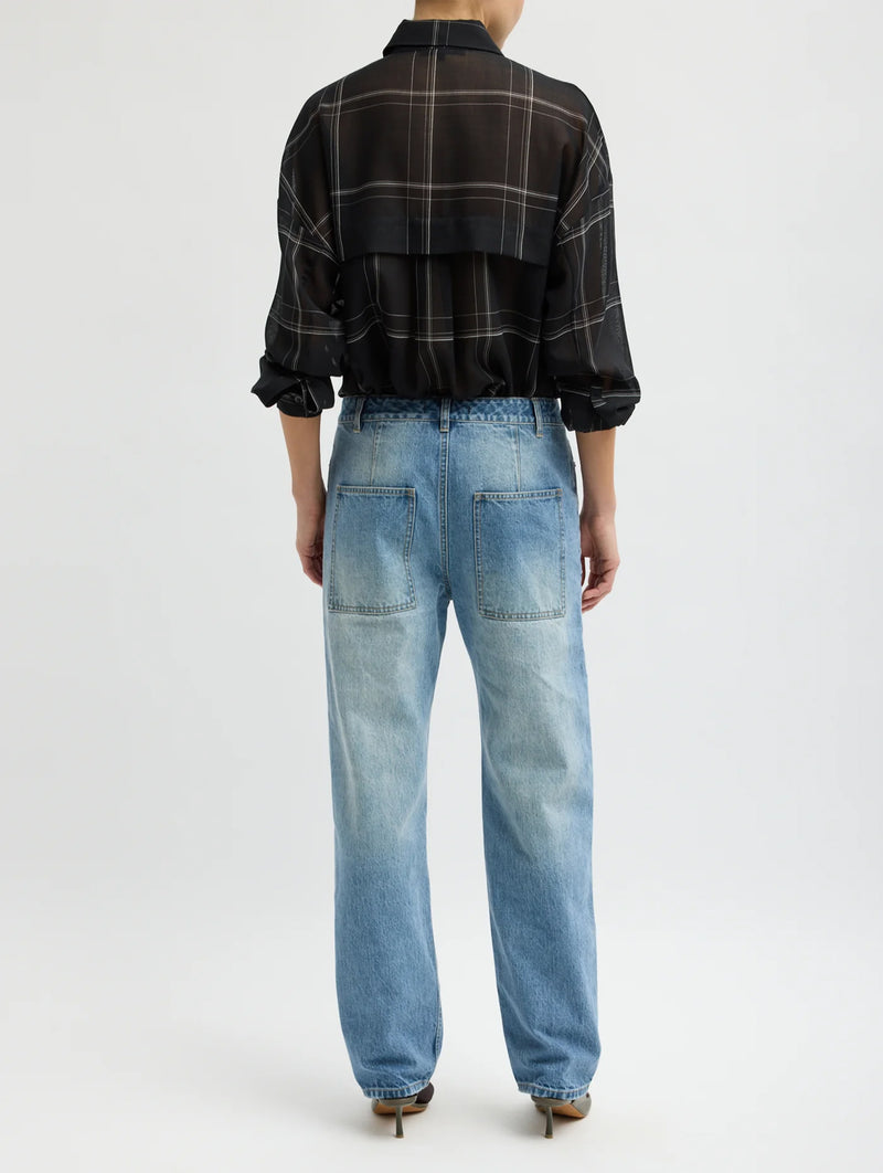 Selvedge Denim 5 Pocket Alec Jean in Classic Wash