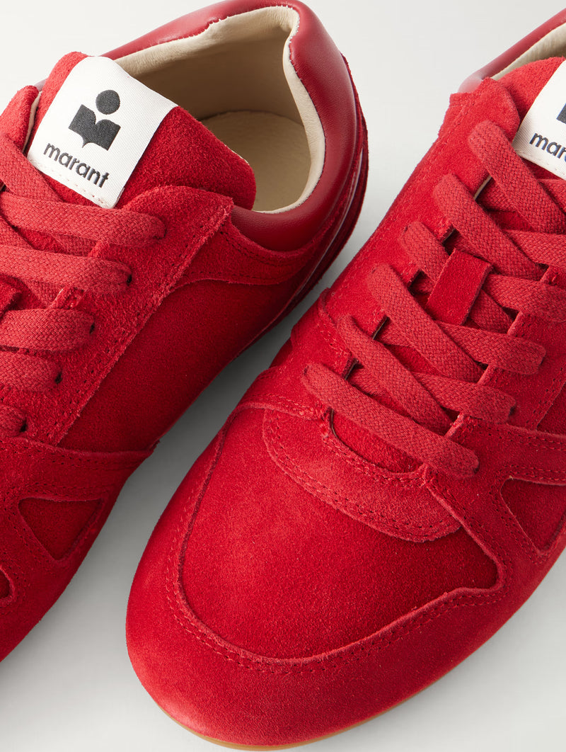 Senny Low Sneakers in Scarlet Red