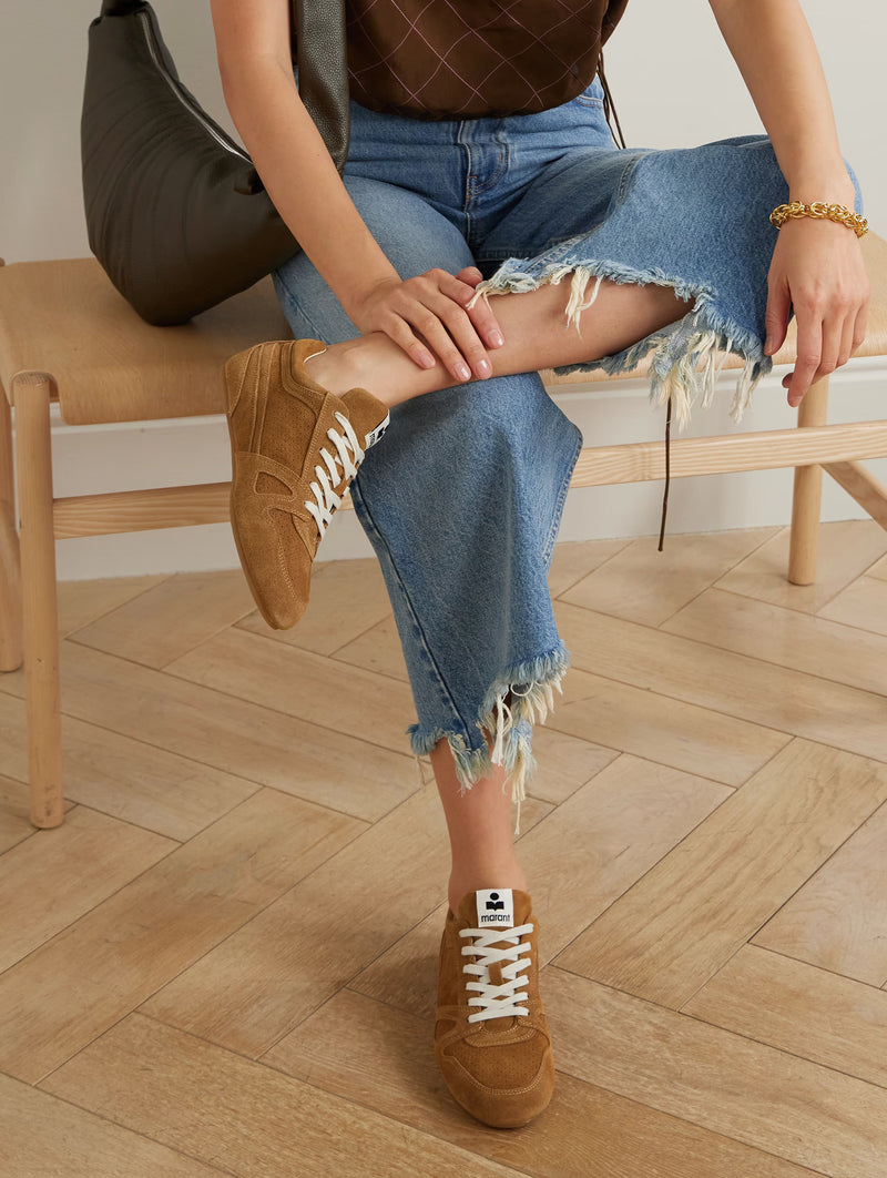 Senny Low Sneaker in Cognac