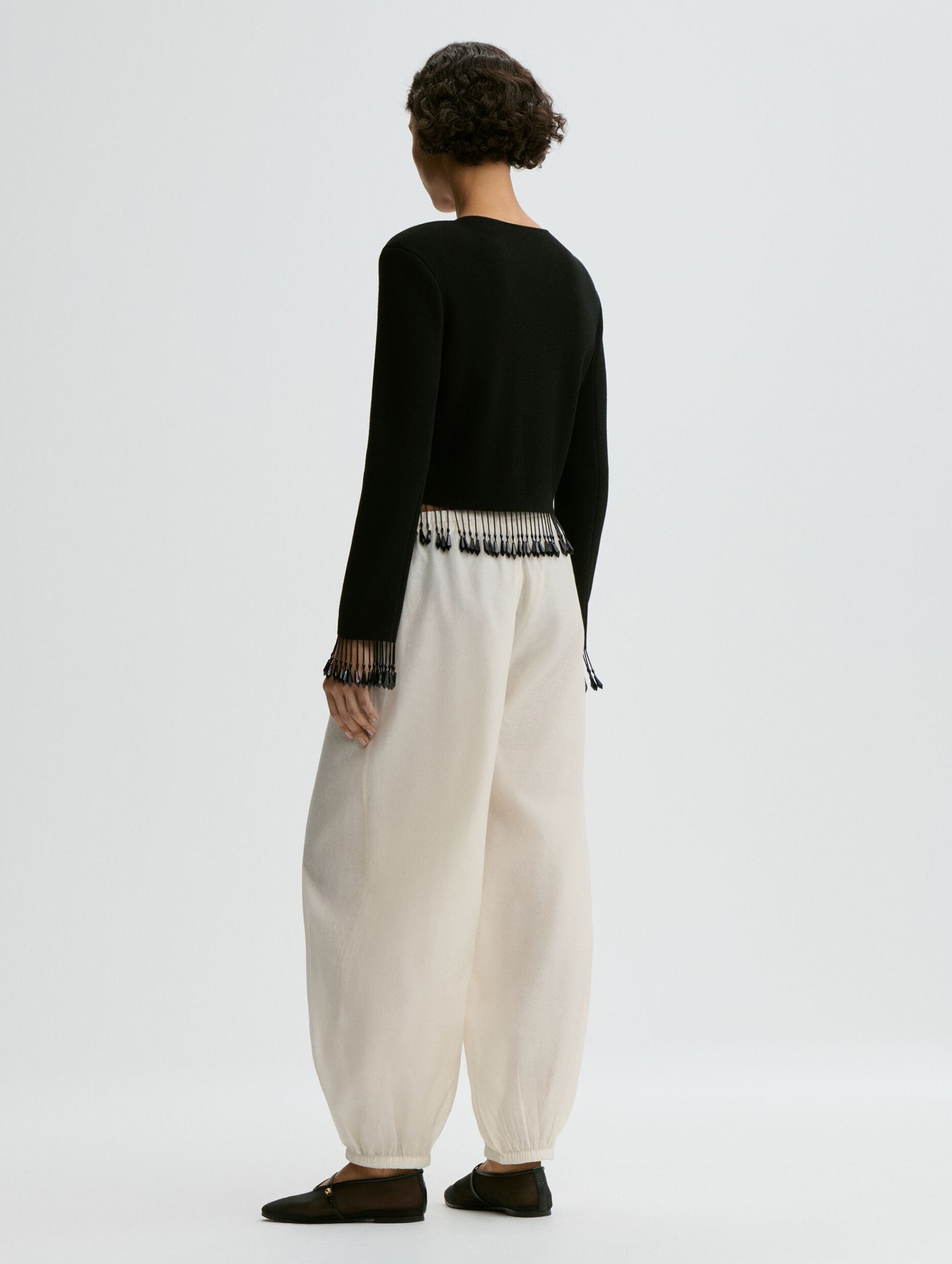 Shelly Knit Top in Black