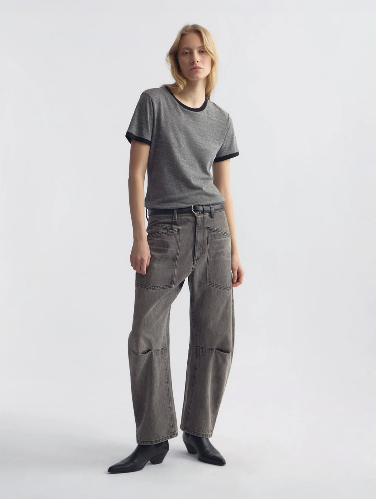 Shon Jean in Ash Grey Wash