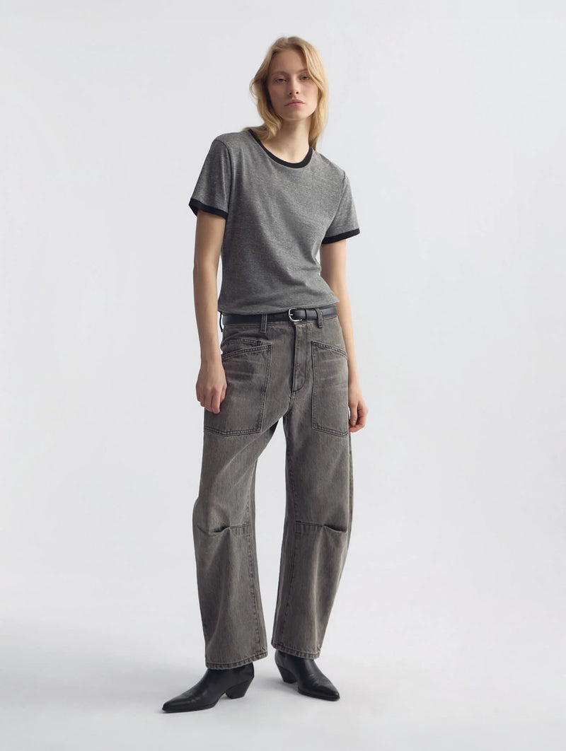 Shon Jean in Ash Grey Wash