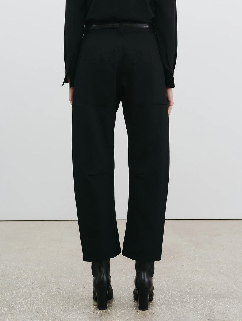 Shon Wool Pant in Black