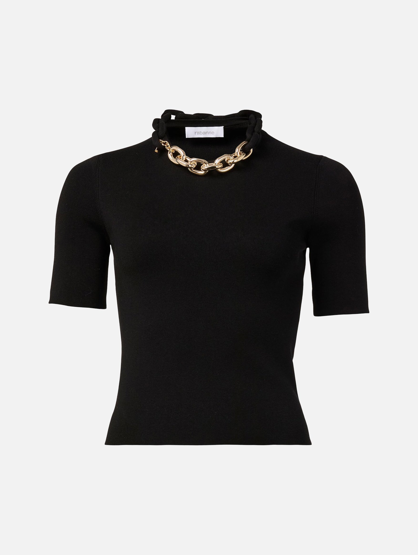 Chain Tee Shirt in Black