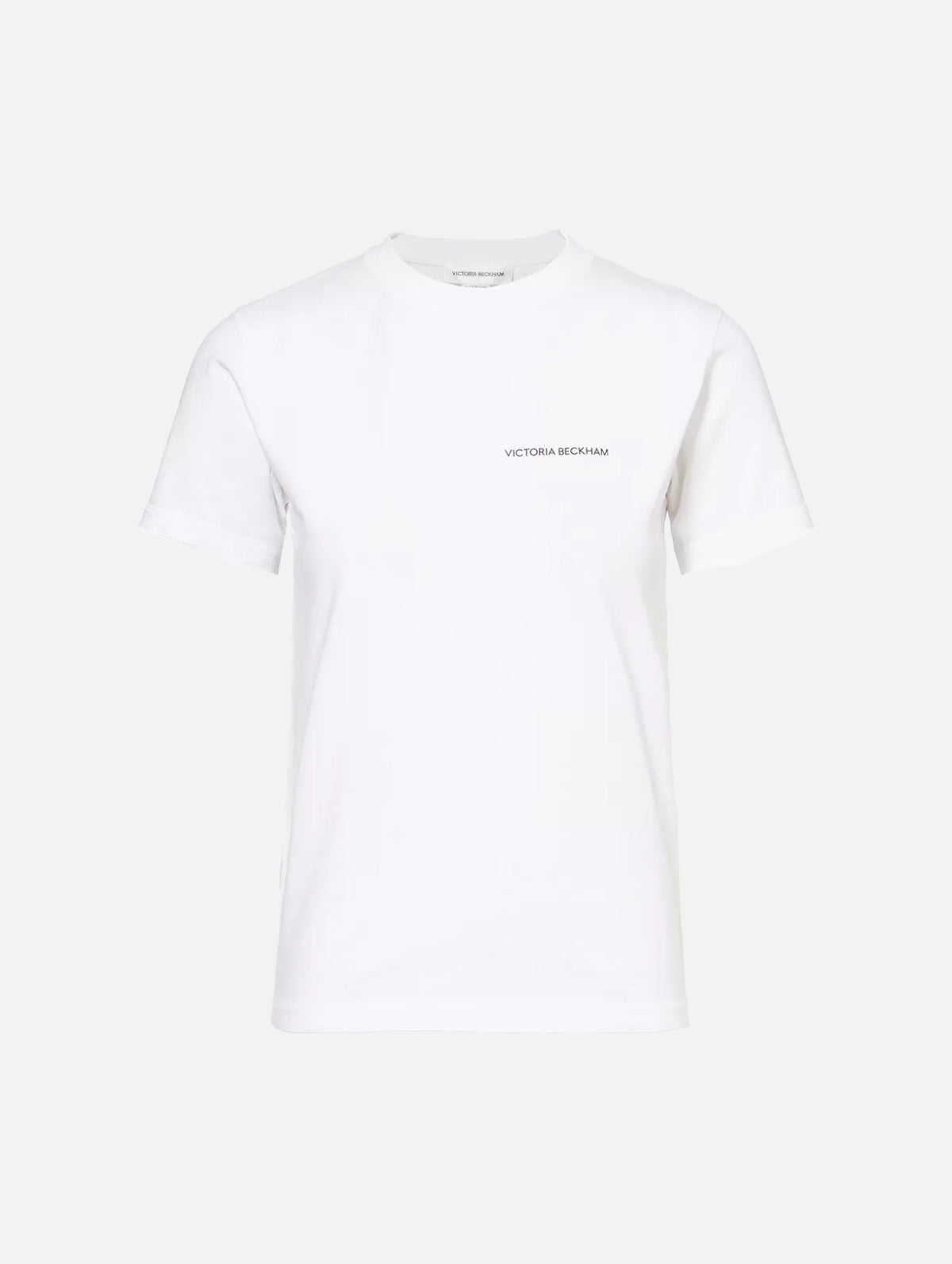 Shrunken Logo Tee in White