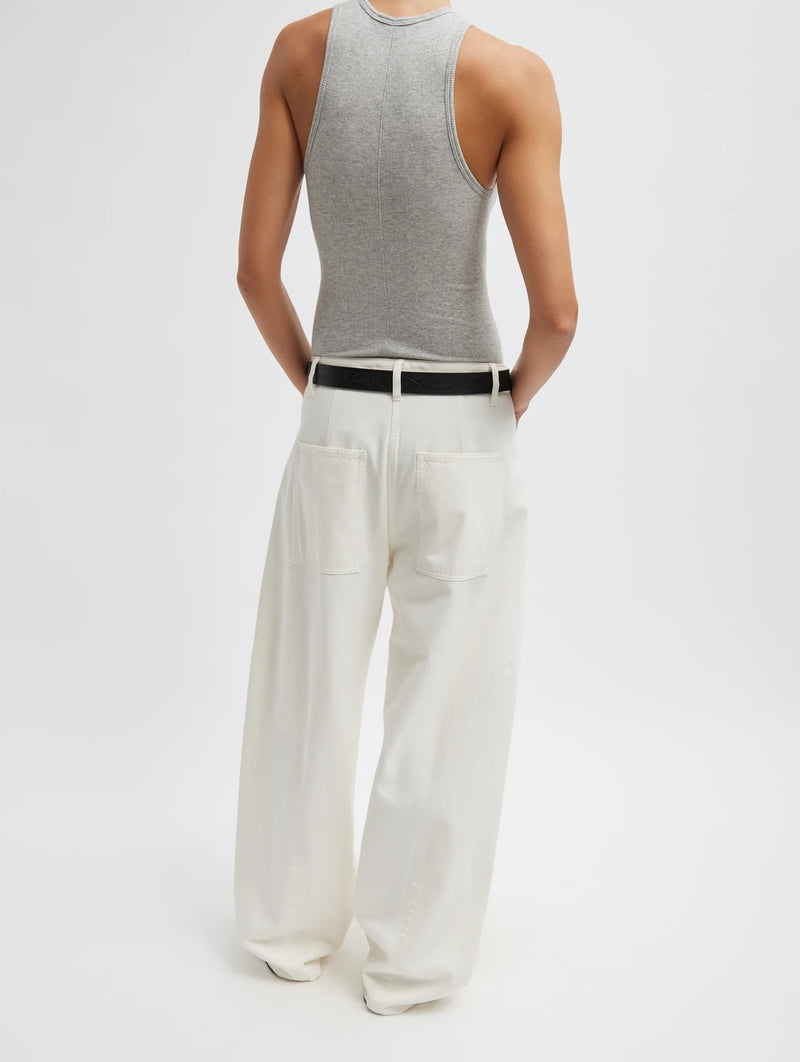 Spring Denim Short Sid Jean in White