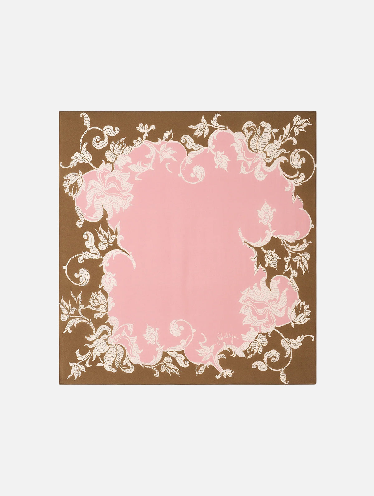 Silk Scarf in French Lily