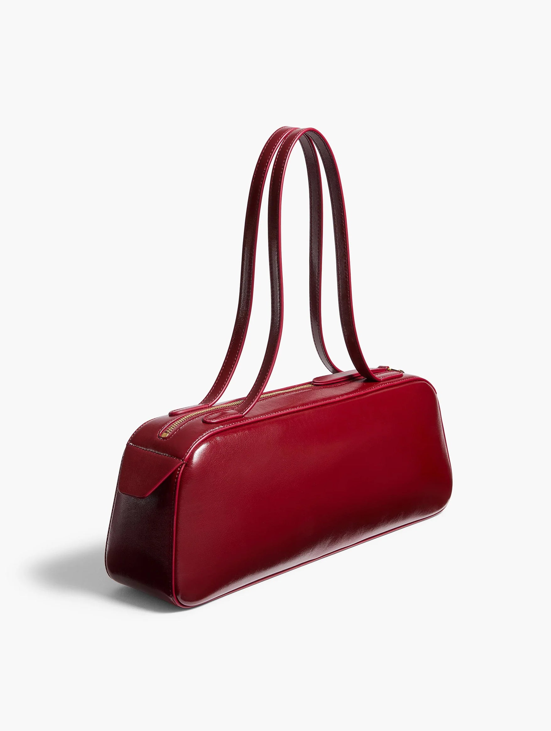 Simona Shoulder Bag in Oxblood