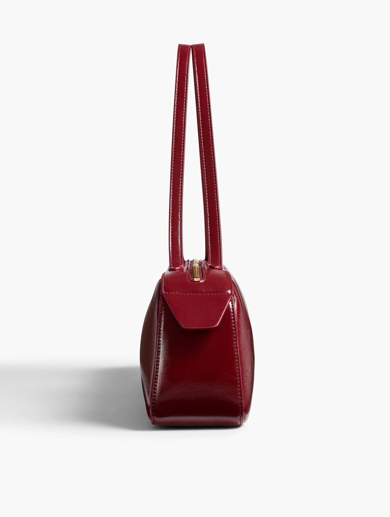 Simona Shoulder Bag in Oxblood