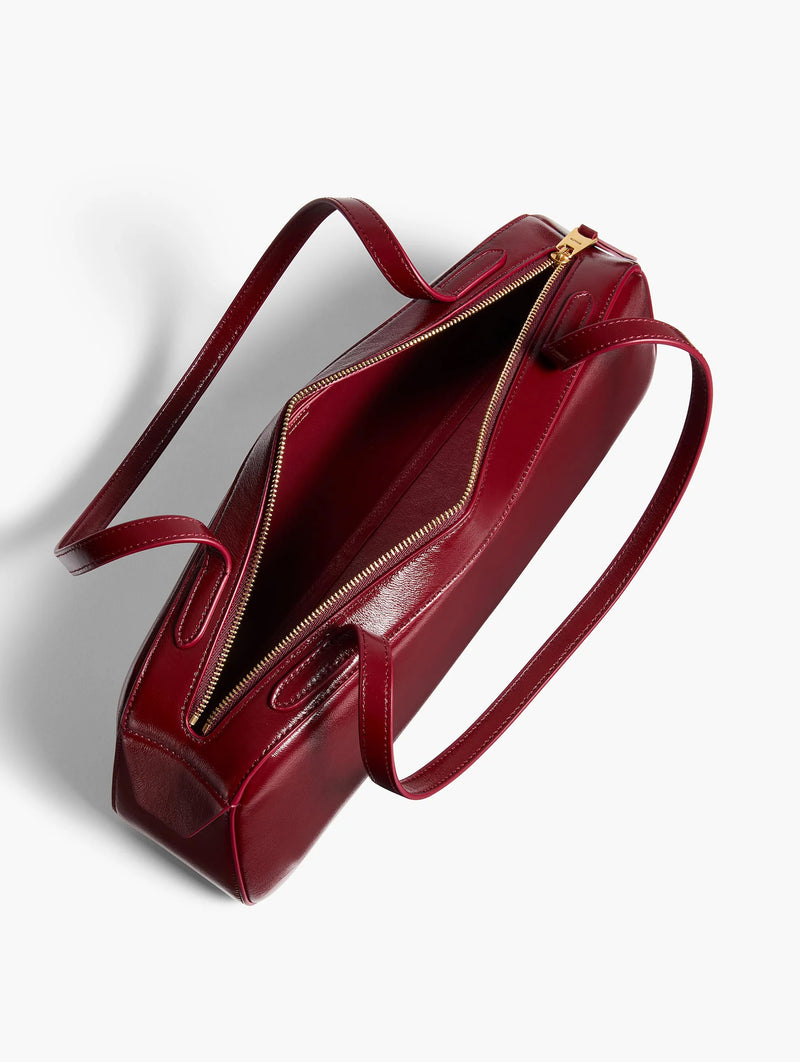 Simona Shoulder Bag in Oxblood