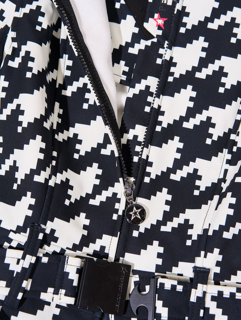Tignes Ski Suit II in Houndstooth