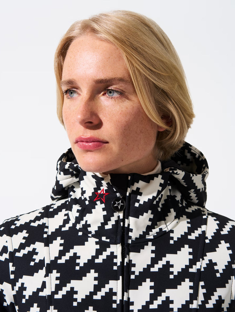 Tignes Ski Suit II in Houndstooth
