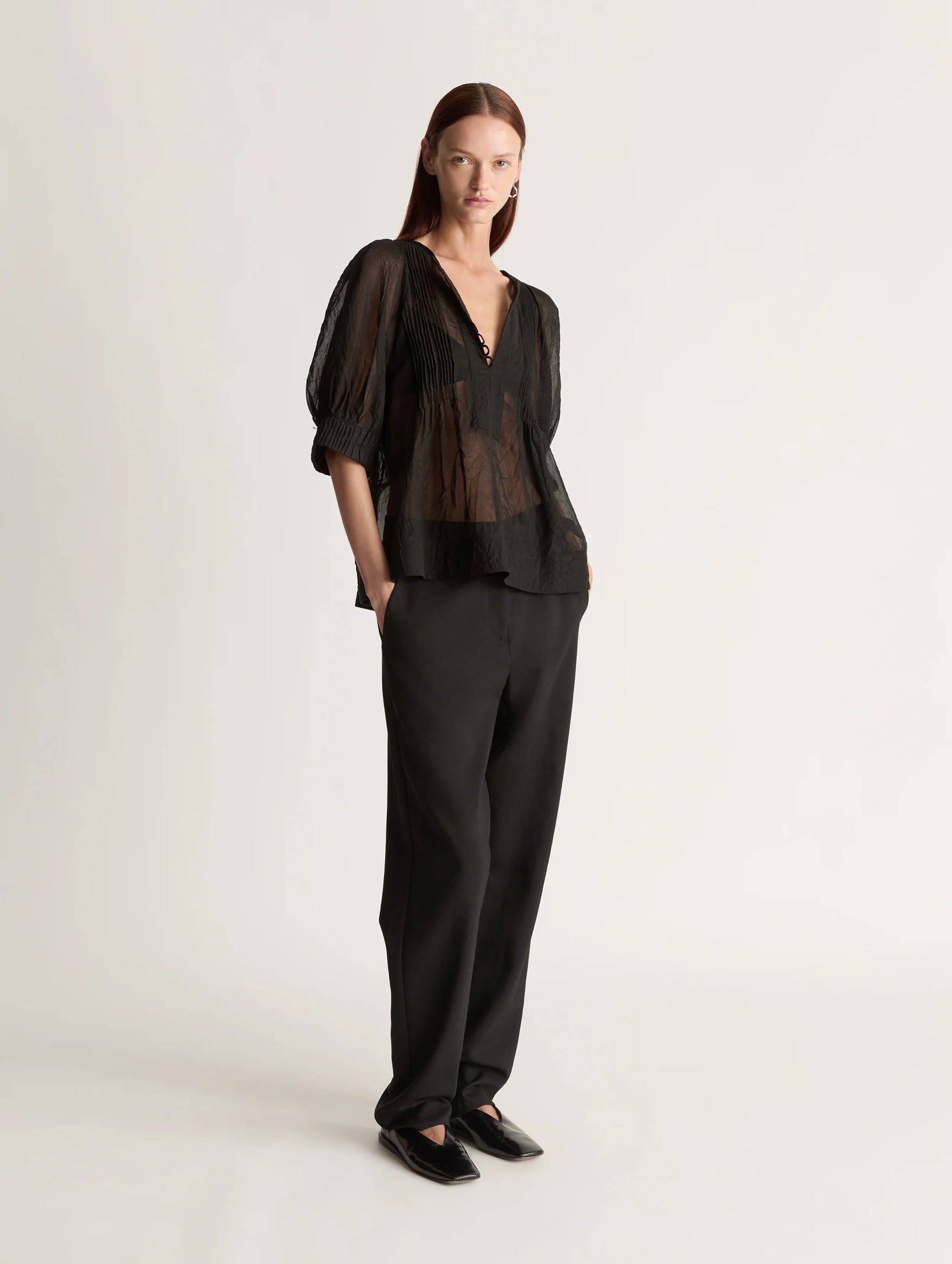 Skye Blouse in Black