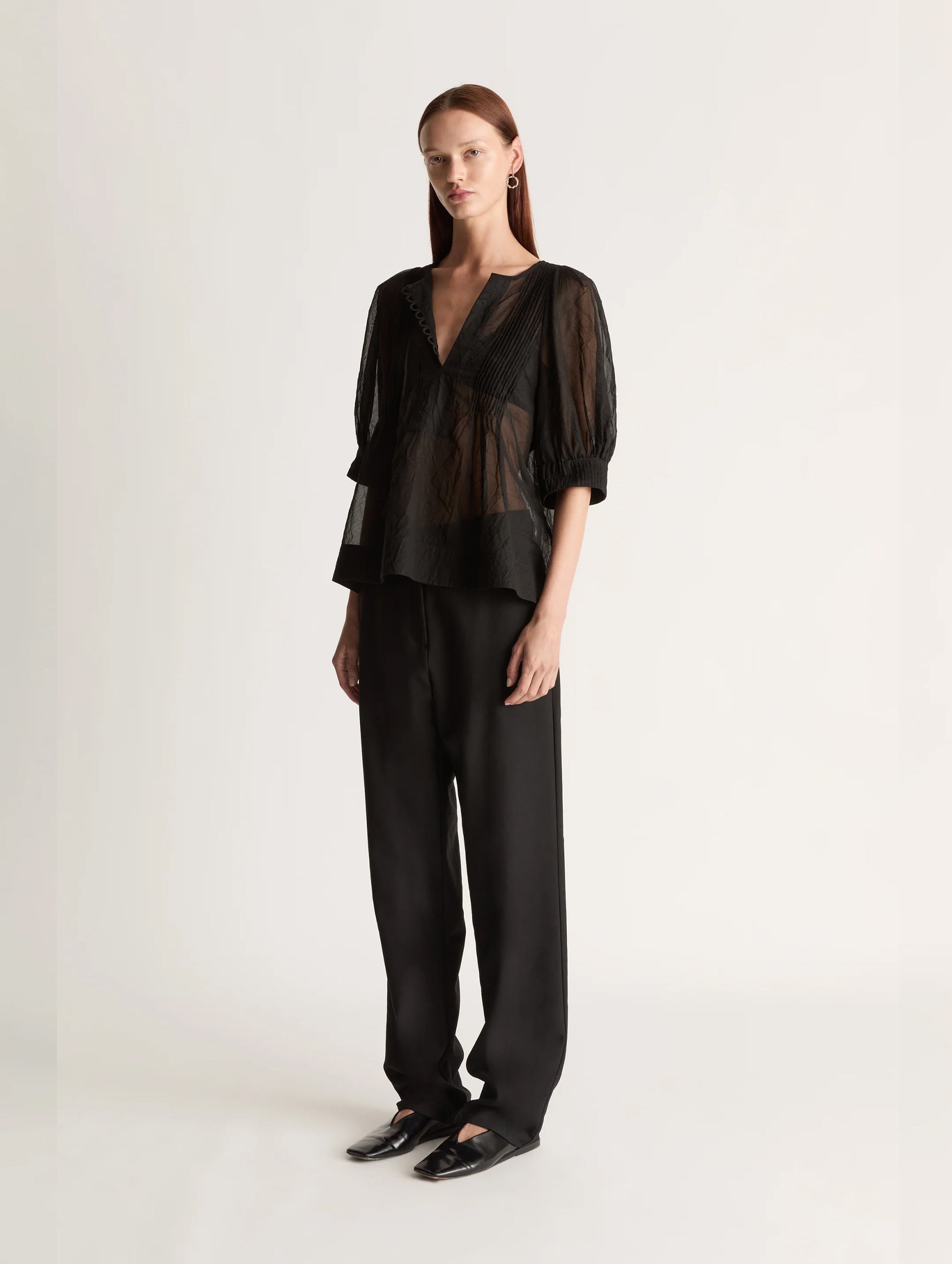 Skye Blouse in Black