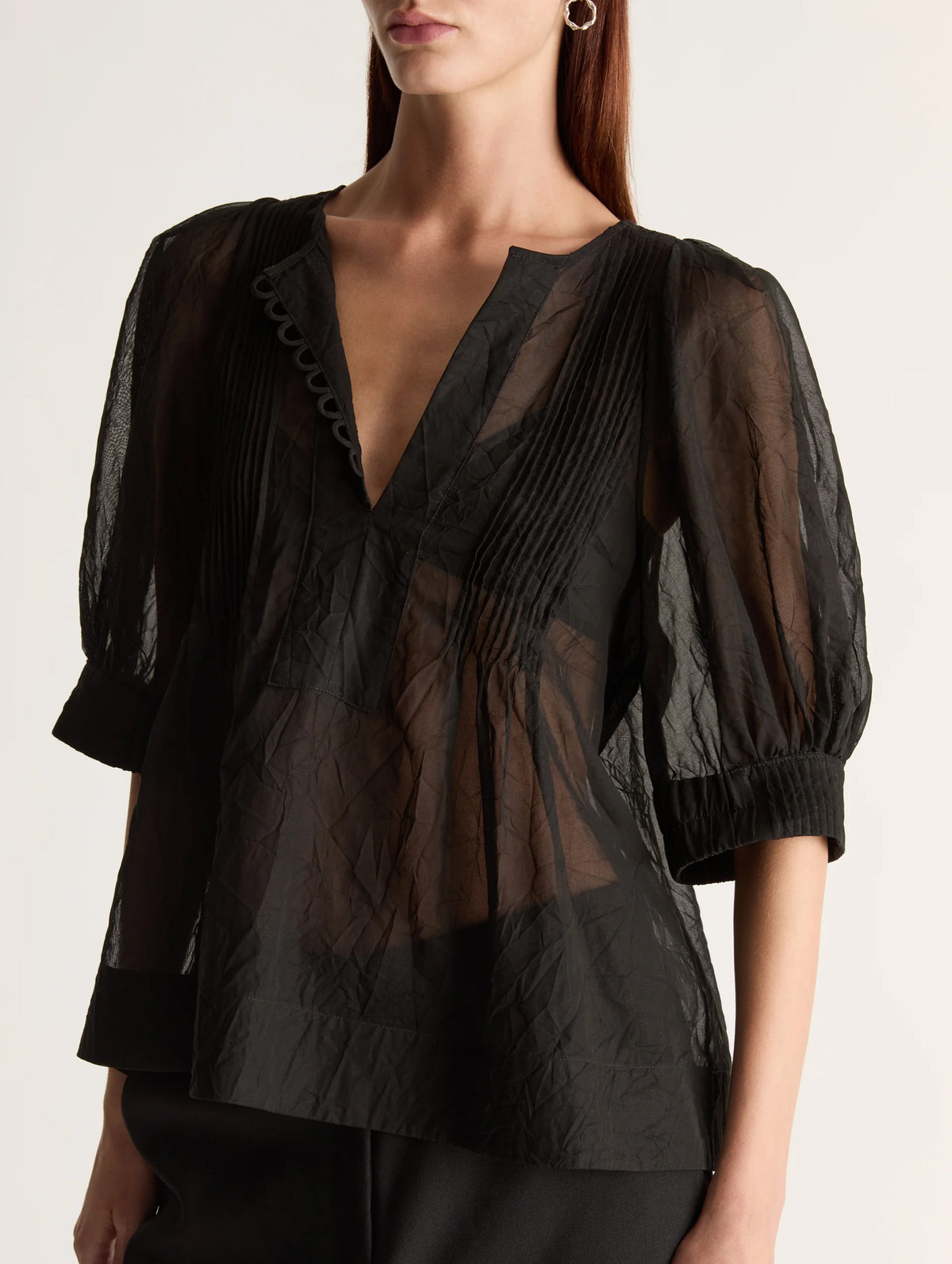 Skye Blouse in Black
