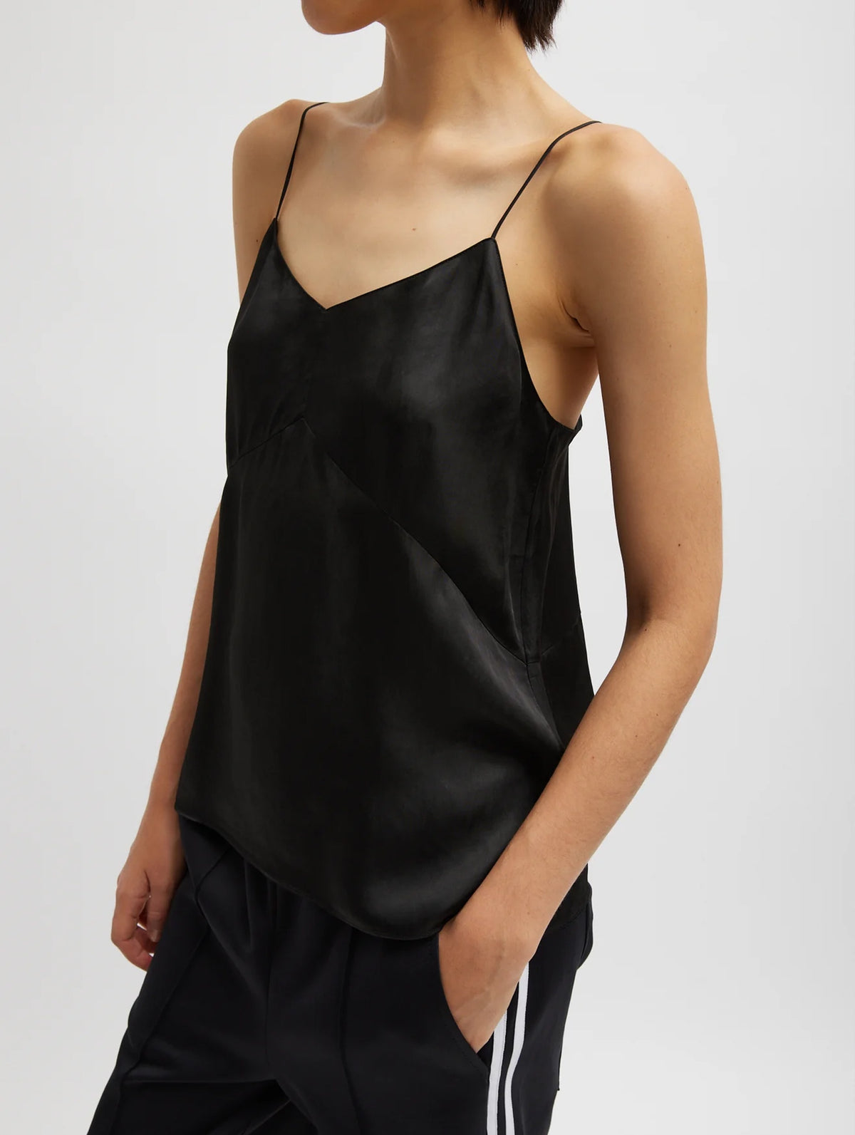 The Slip Cami in Black