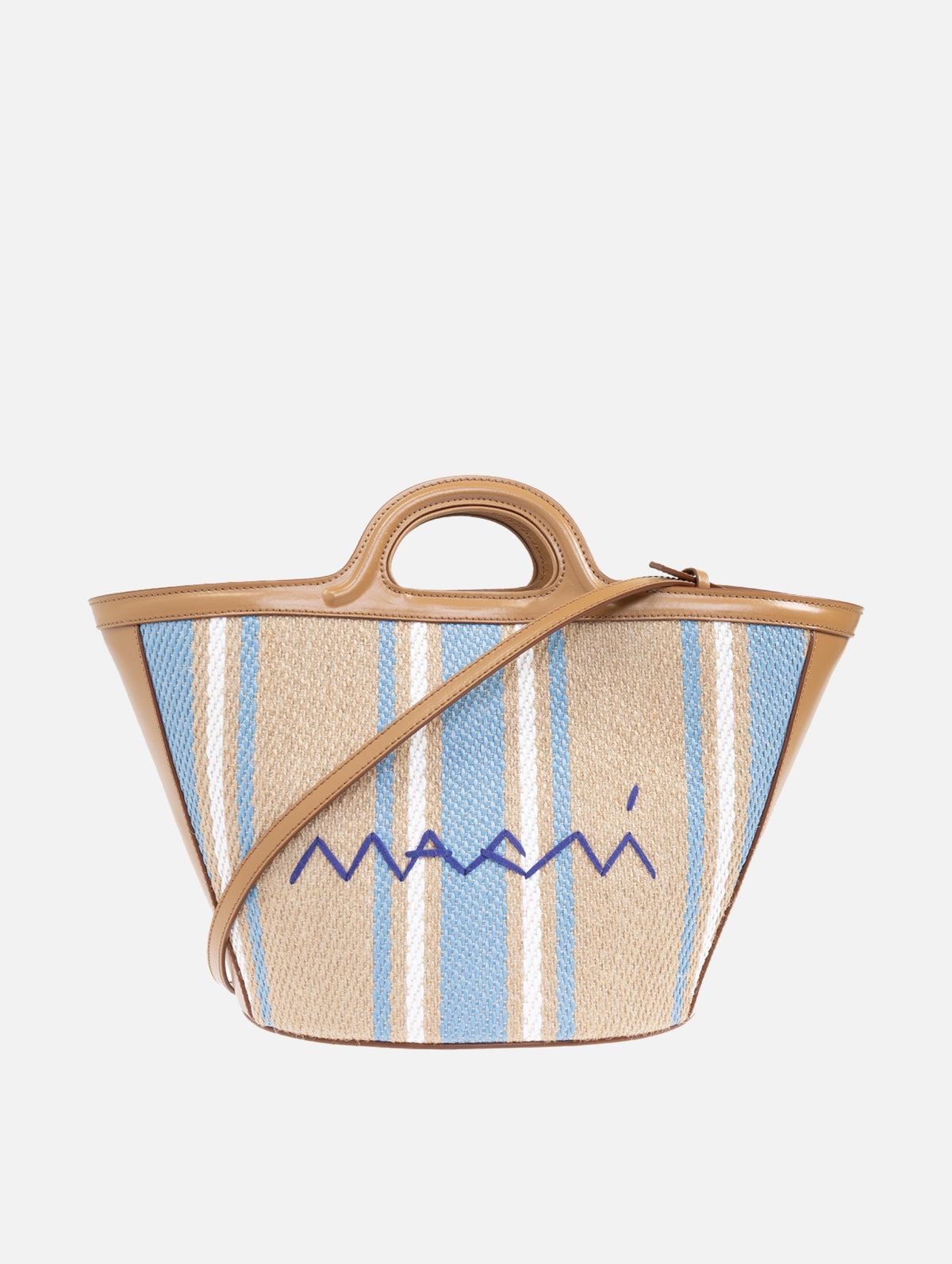 Small Tropicalia Tote Bag in Beige