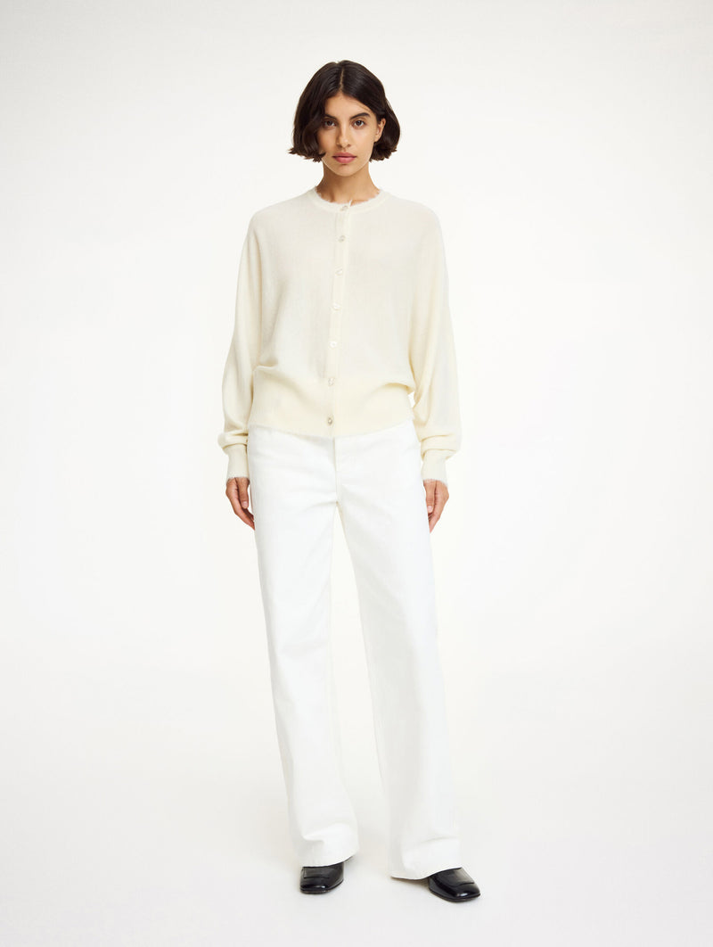 Sao Wool Cardigan in White