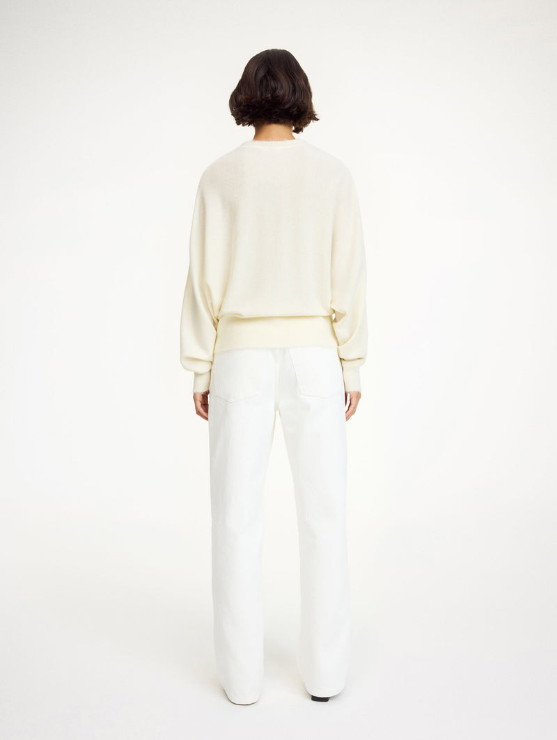 Sao Wool Cardigan in White