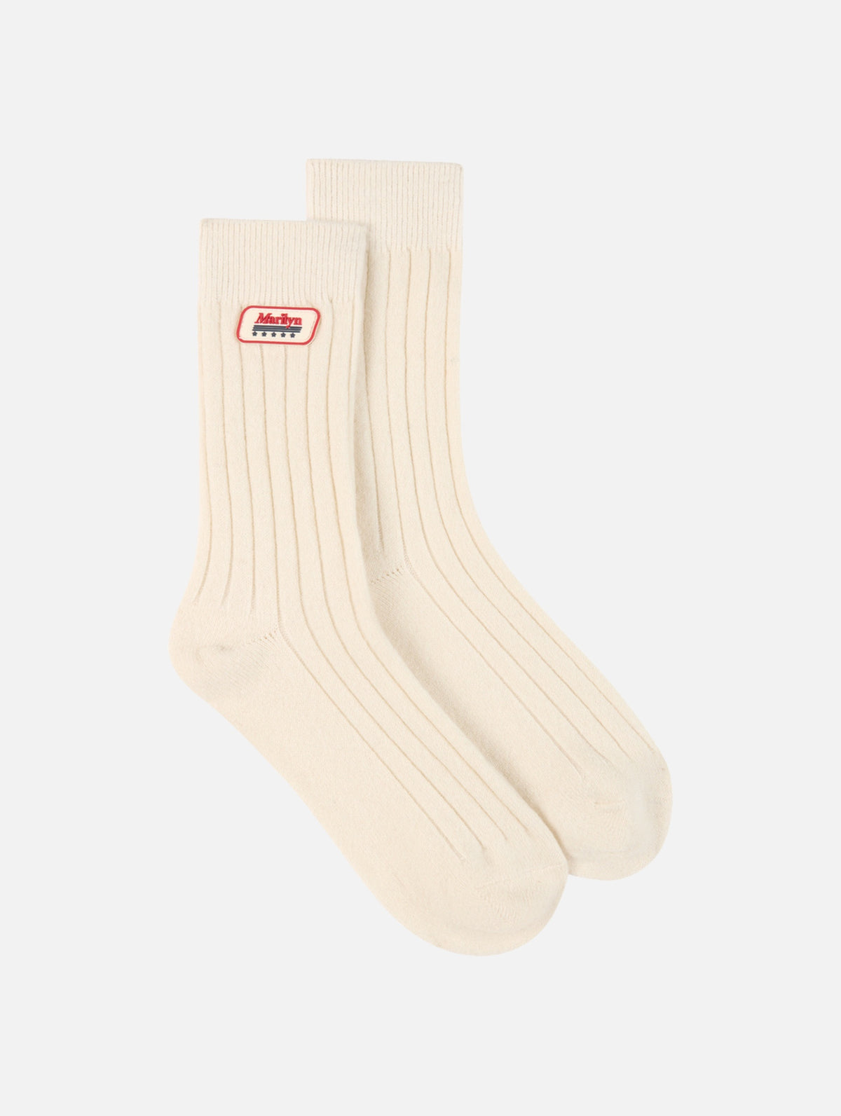Cashmere Socks in Cloud