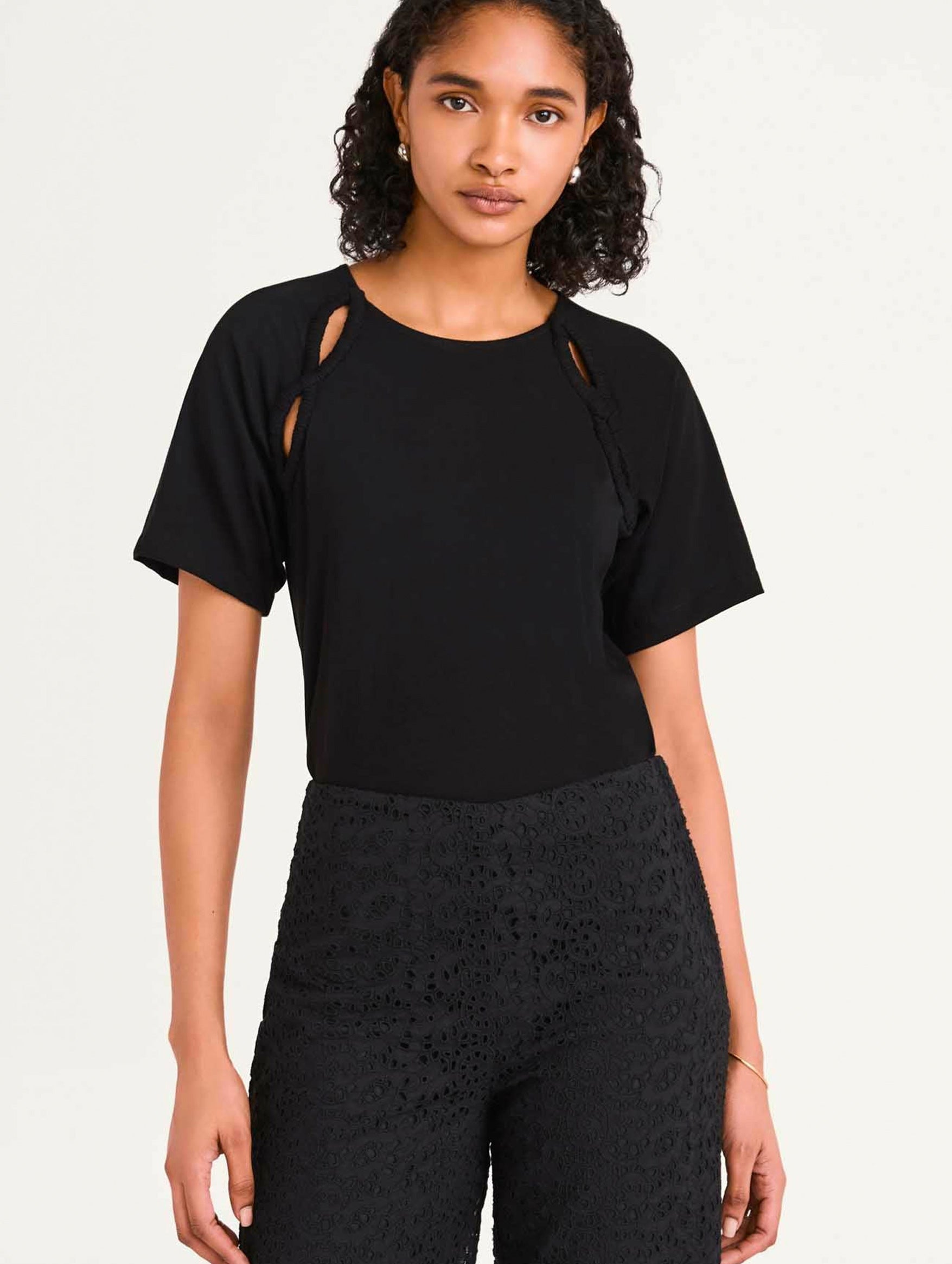 Solace Top in Black