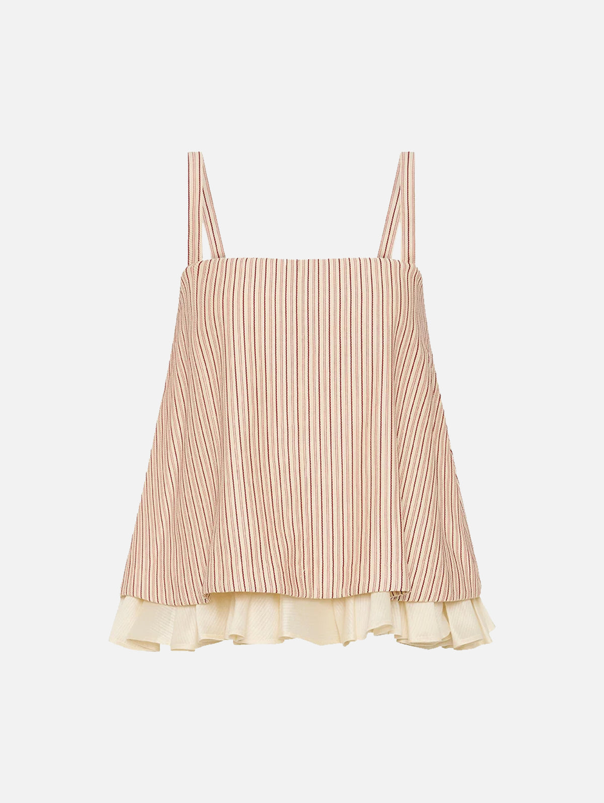 Someday Soon Top in Strawberry and Cream Stripe