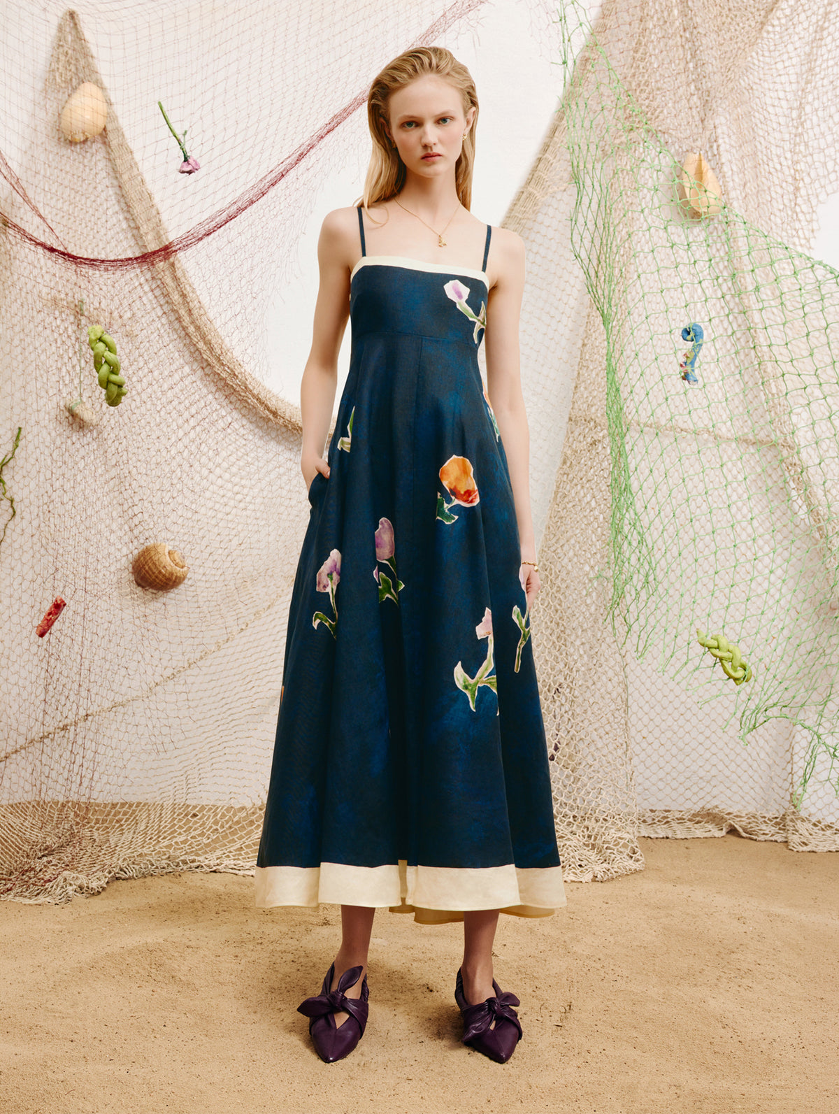Sophie Sundress in Navy